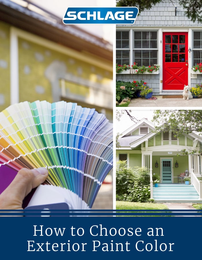 How to choose an exterior paint color.