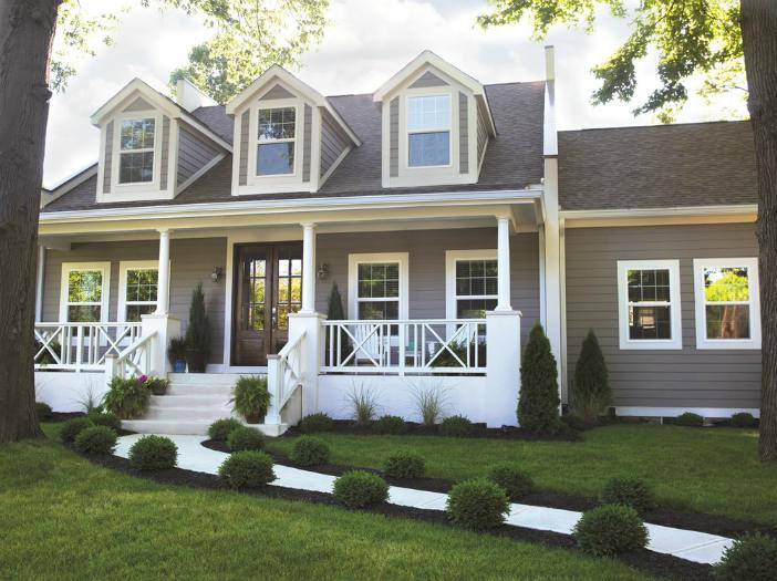 Colonial style home.