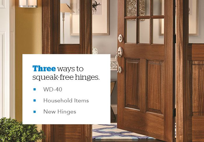 Squeak-free Hinges - Schlage