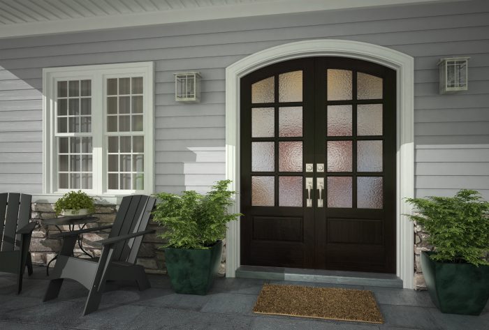 Exterior Double Doors - Handleset - Schlage