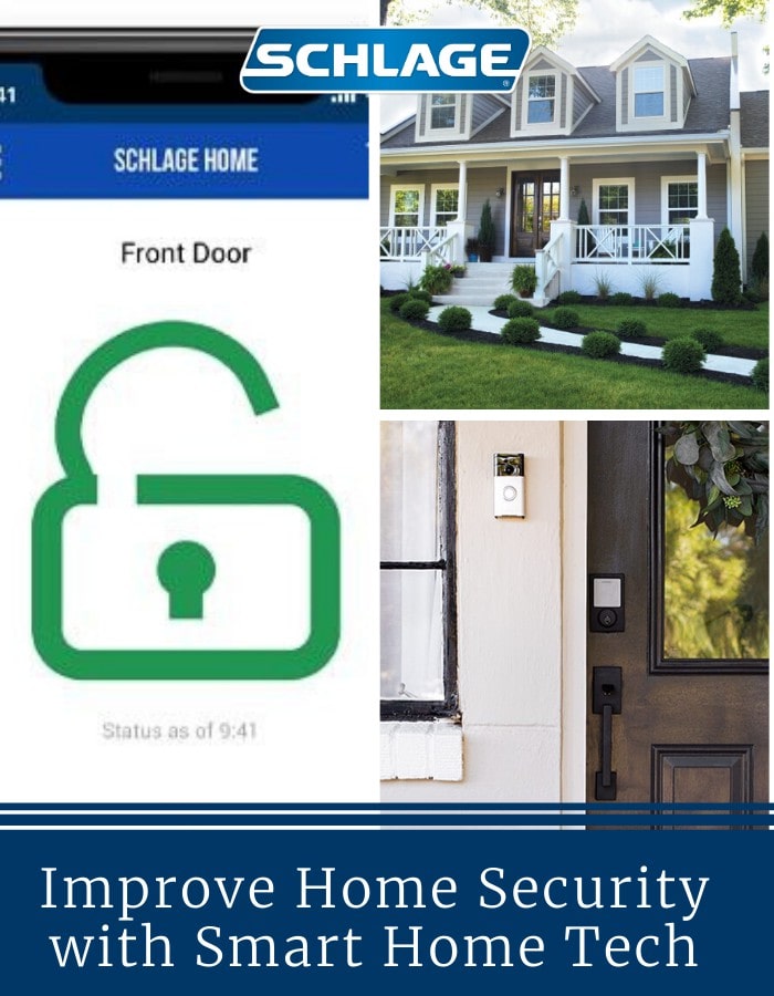 Improve home security with smart home tech.