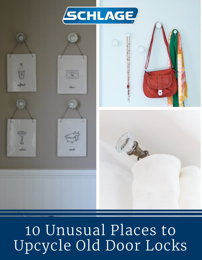 10 ways to upcycle old door locks.