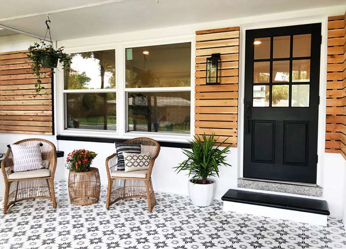 Elkins + Co Flip House porch remodel after