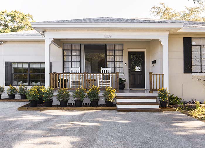 Jenna Sue Design Co Riverside Retreat porch remodel after