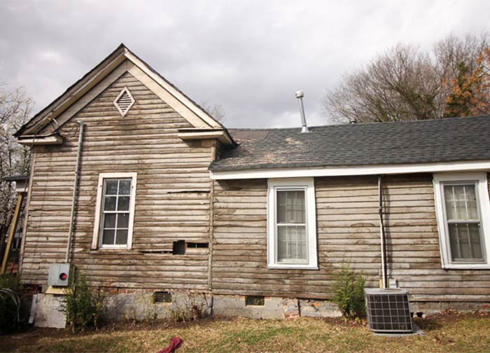 Pretty Handy Girl Etta side porch remodel before