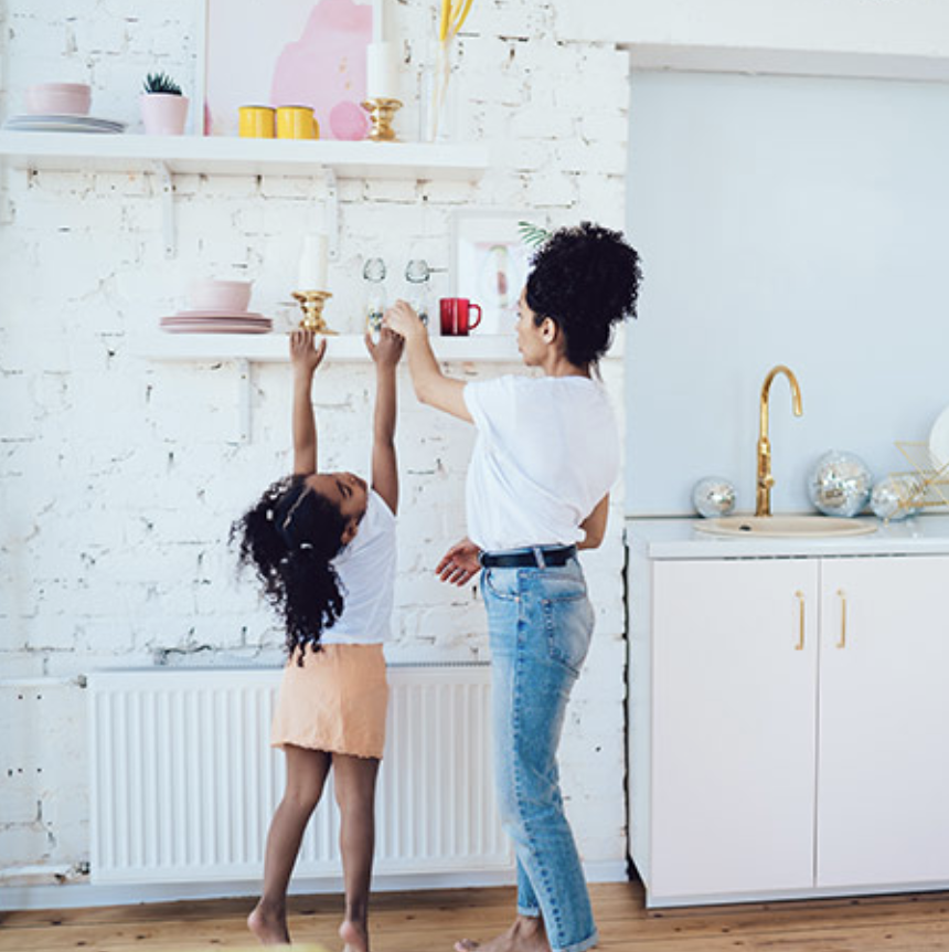 Safe ways to let your kids help redecorate your home