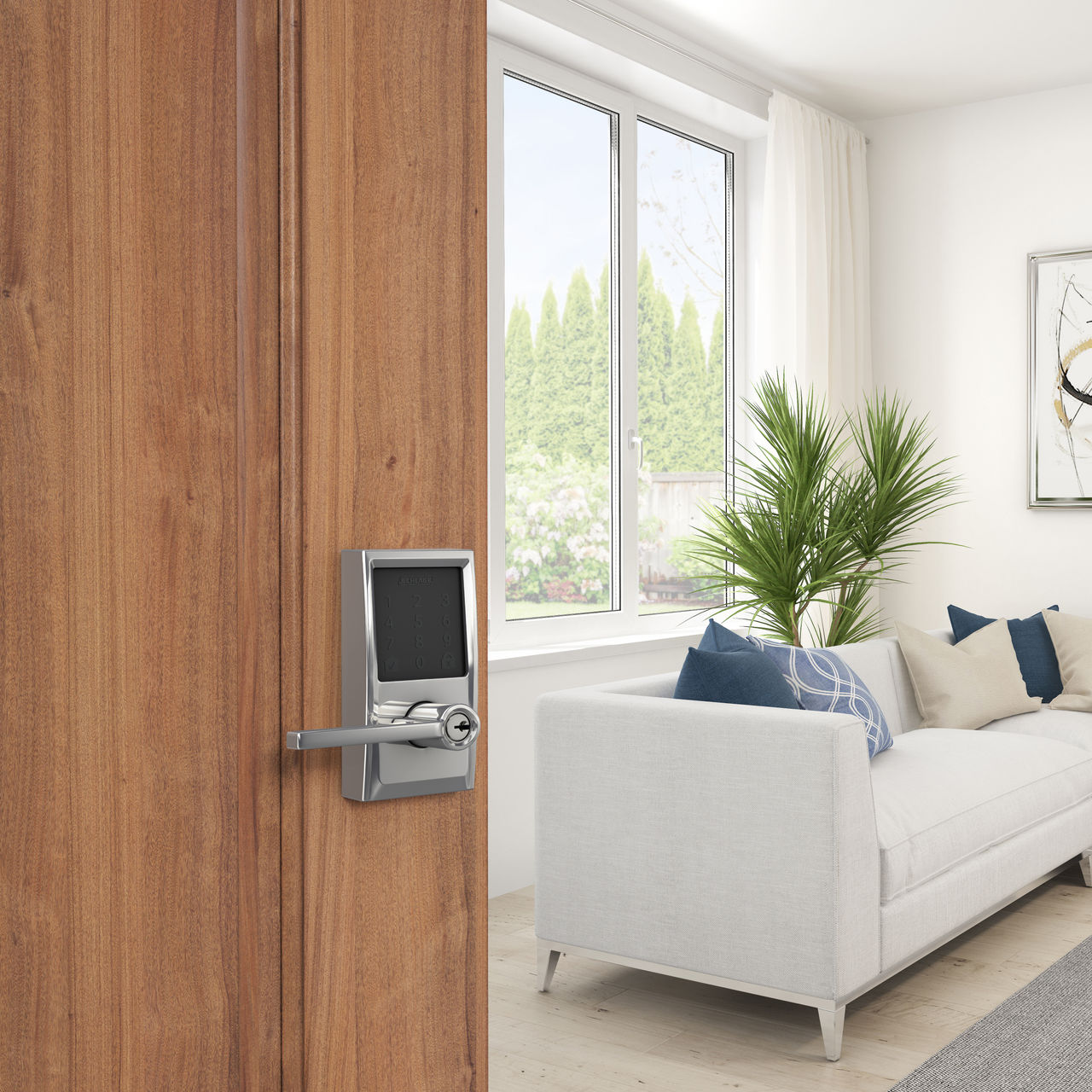 Schlage Encode™ Smart WiFi Lever with Latitude Lever