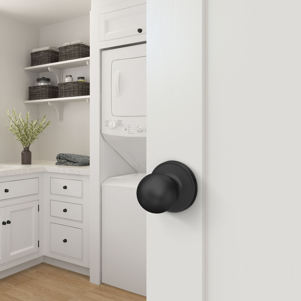 Schlage Home Essentials Jannell Hall and Closet Passage Door Knob