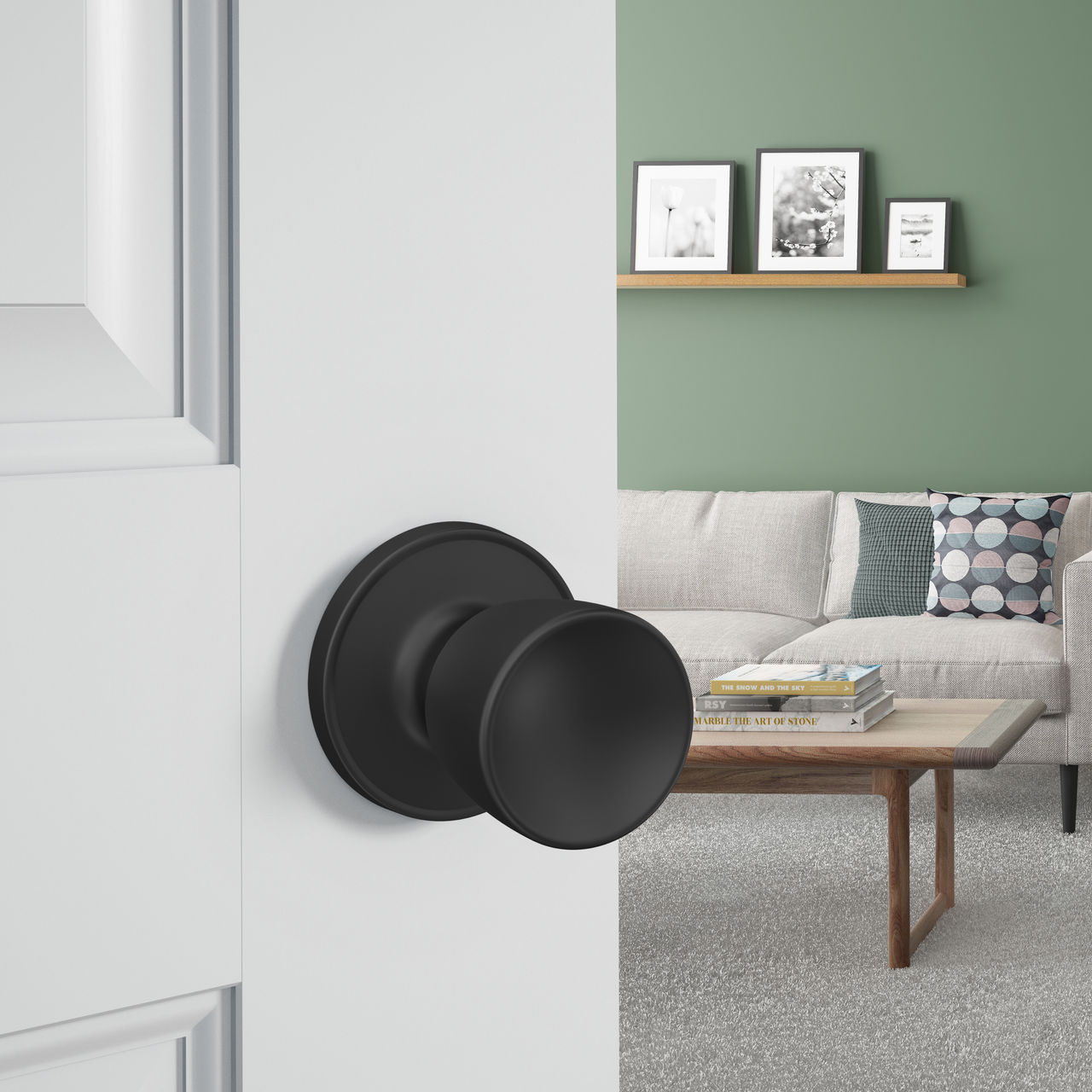 Schlage Home Essentials Banyan Hall and Closet Passage Door Knob