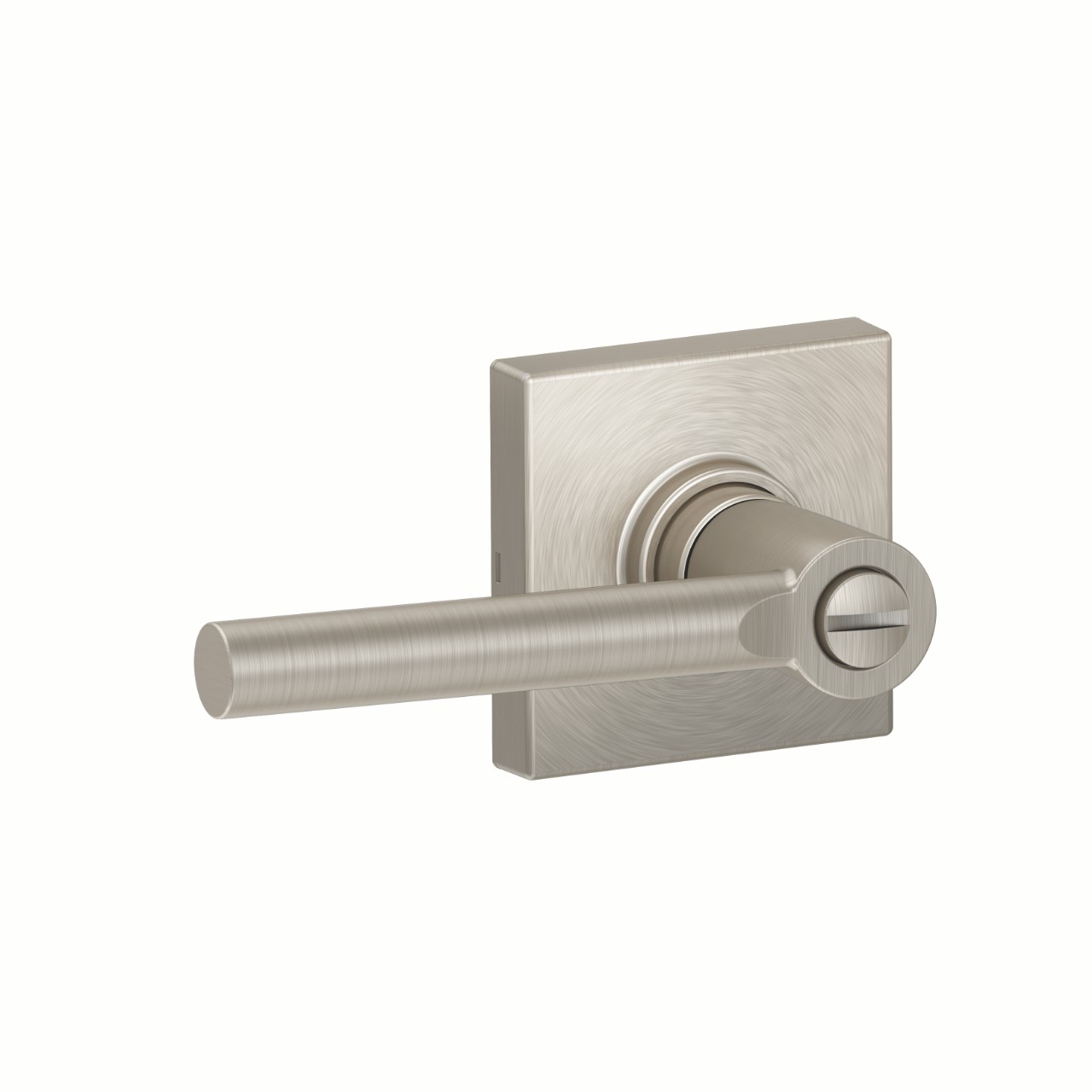 J Series Broadway Lever Bed & Bath Lock with Collins Trim 