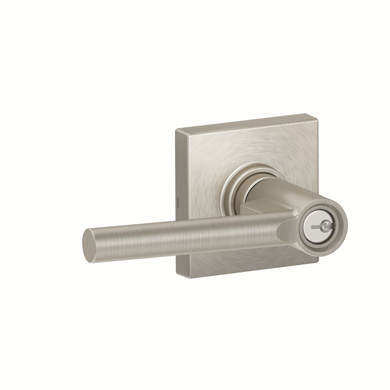 J Series Broadway Lever Keyed Entry Lock with Collins Trim