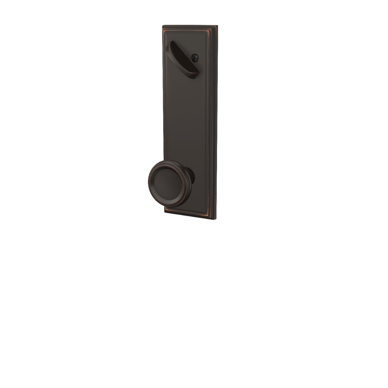 Addison 3/4 Trim Single Cylinder Handleset Interior with Offerman Knob