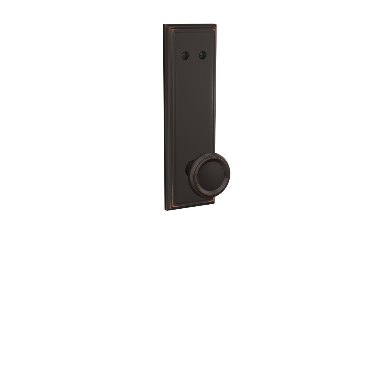 Addison 3/4 trim Inactive Handleset Interior with Offerman Knob