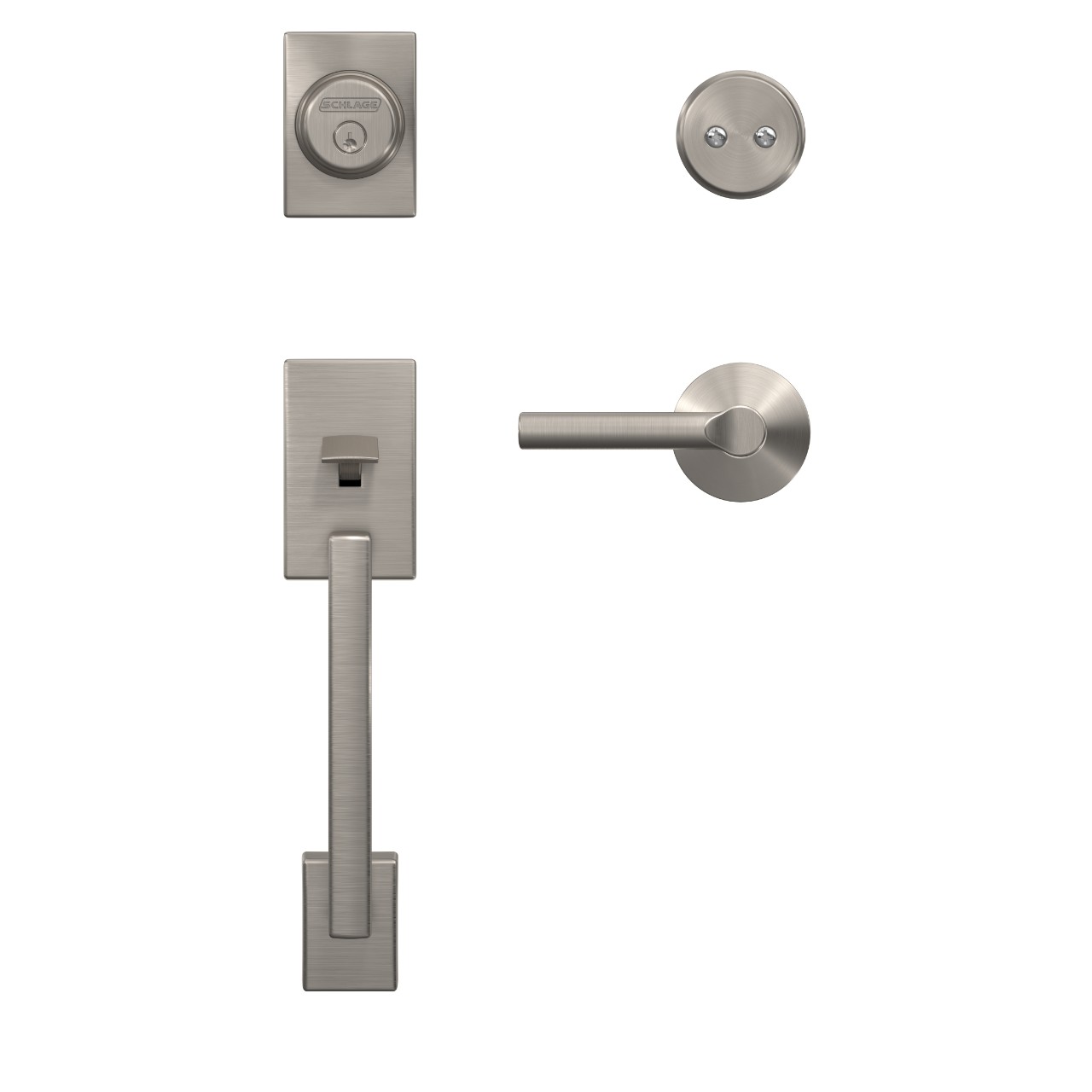 Custom Inactive Handleset and Broadway Lever with Kinsler Trim