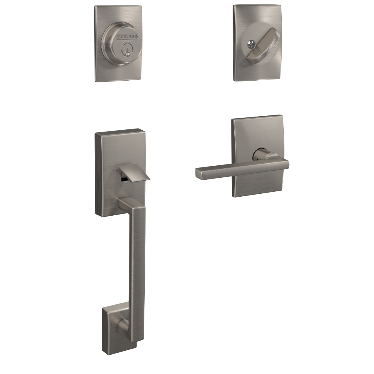 Custom Inactive Handleset and Latitude Lever with Century Trim