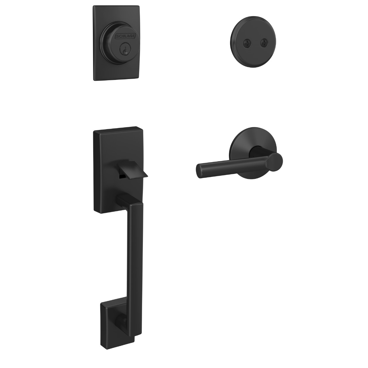Custom Inactive Handleset and Broadway Lever with Kinsler Trim