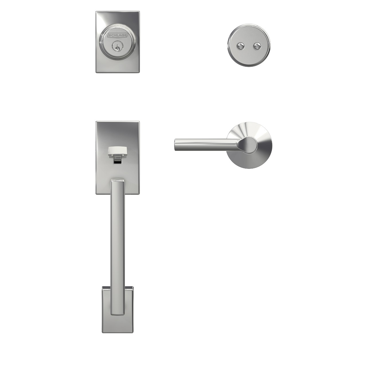 Custom Inactive Handleset and Broadway Lever with Kinsler Trim