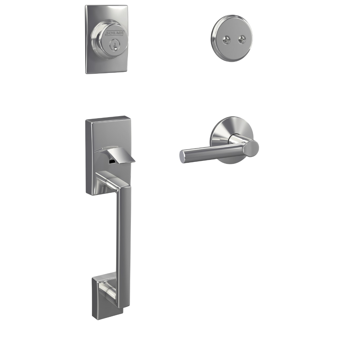 Custom Inactive Handleset and Broadway Lever with Kinsler Trim