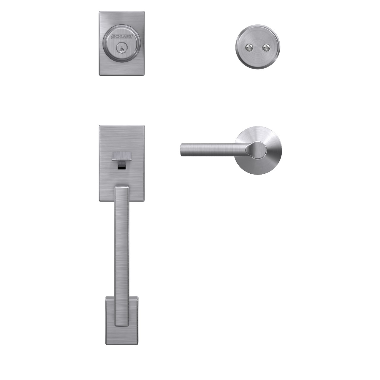 Custom Inactive Handleset and Broadway Lever with Kinsler Trim