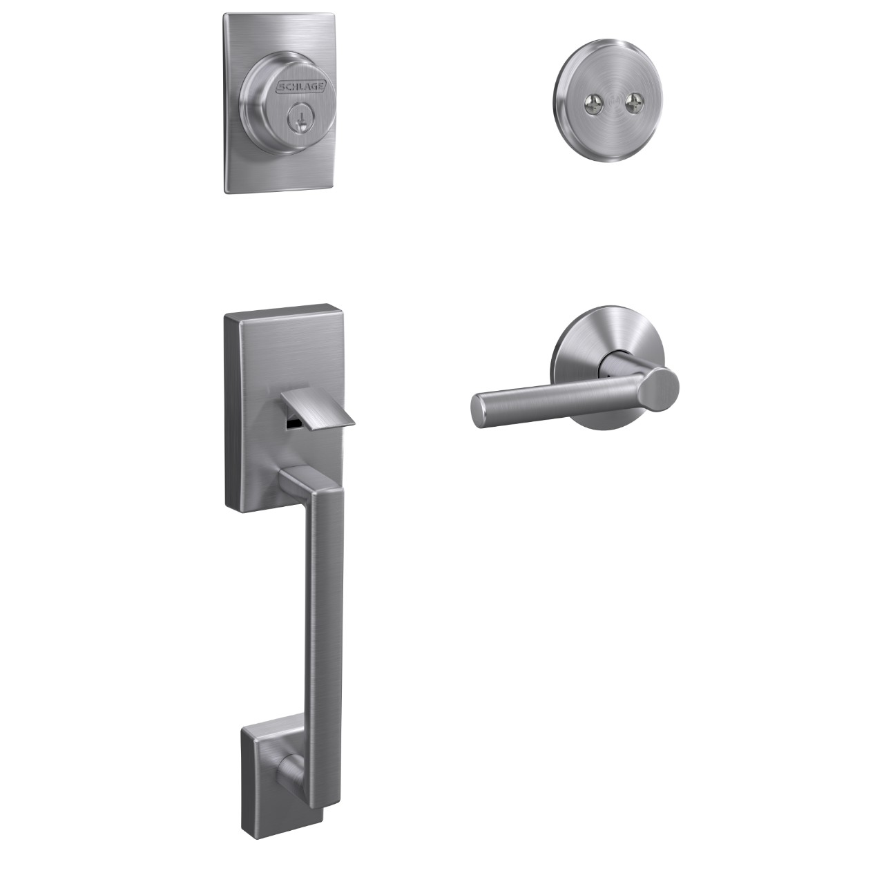 Custom Inactive Handleset and Broadway Lever with Kinsler Trim