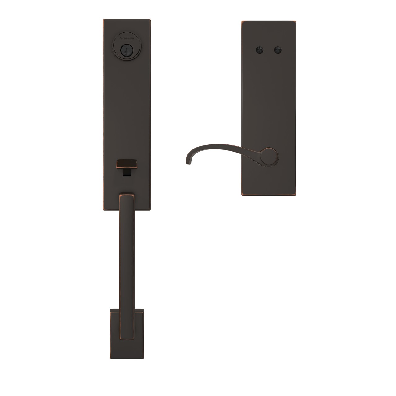 Custom 3/4 trim Inactive Handleset and Whitney Lever with Century Trim