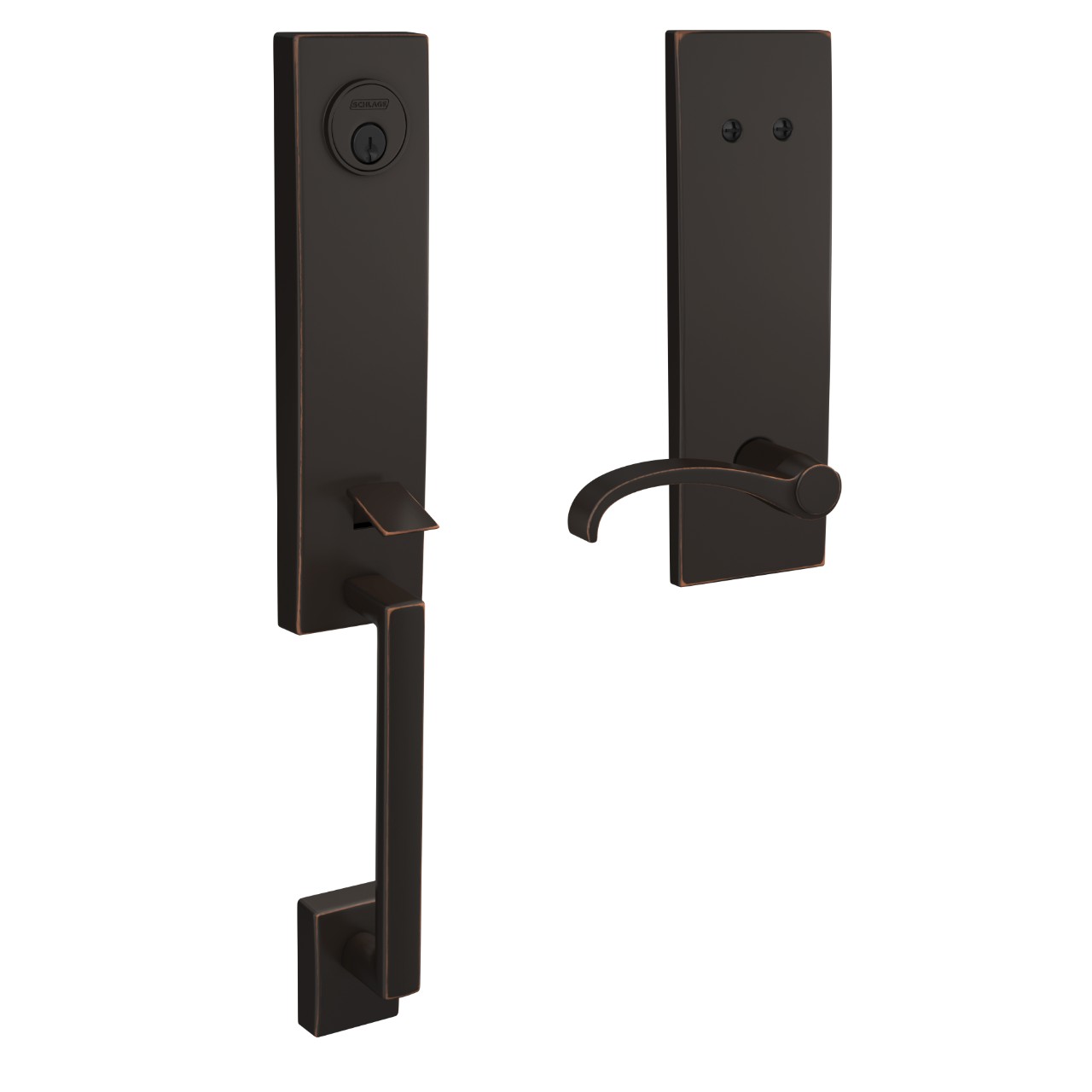 Custom 3/4 trim Inactive Handleset and Whitney Lever with Century Trim
