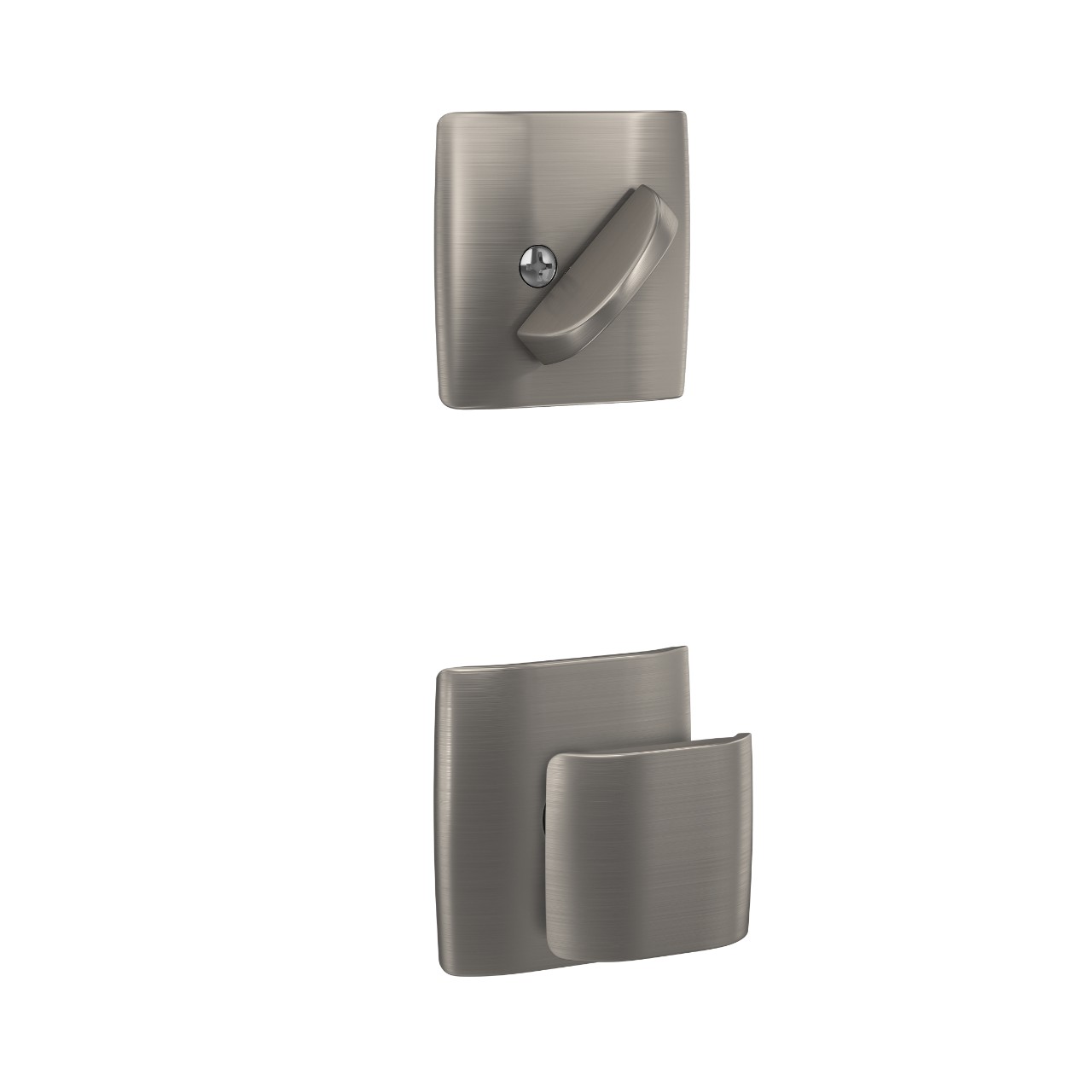 Single Cylinder Handleset Interior with Ganton Knob