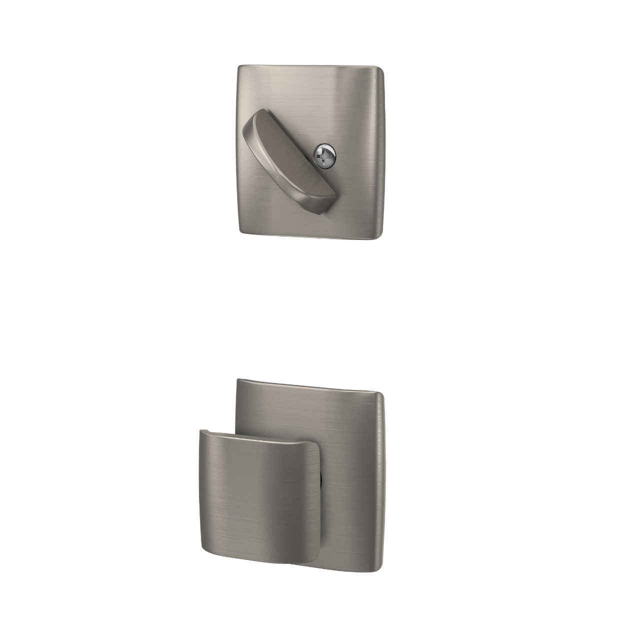 Single Cylinder Handleset Interior with Ganton Knob