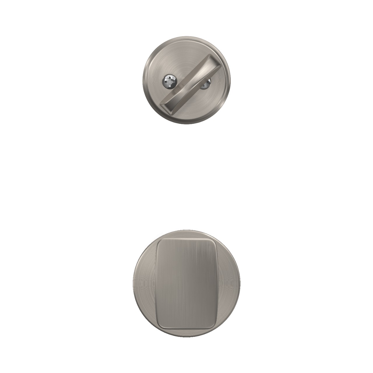 Single Cylinder Handleset Interior with Nixon Knob