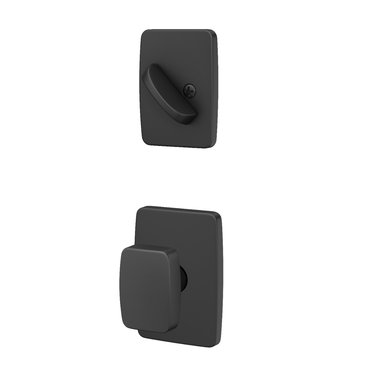 Single Cylinder Handleset Interior with Nixon Knob