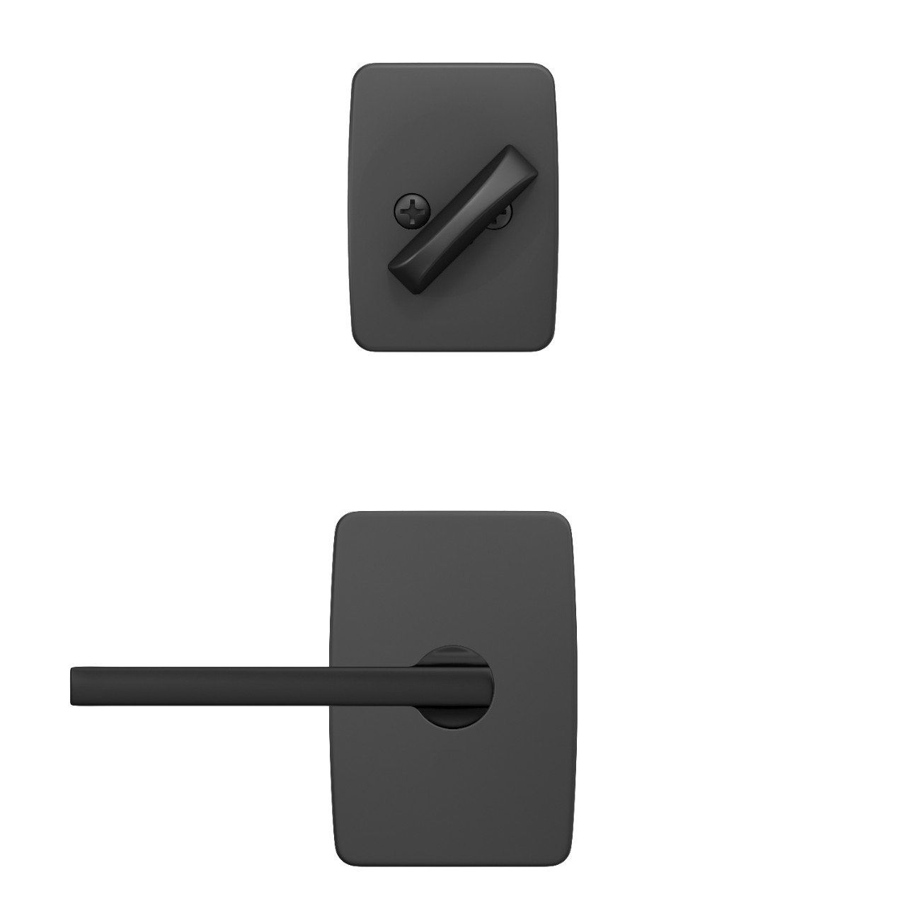 Inactive Handleset Interior with Latitude Lever