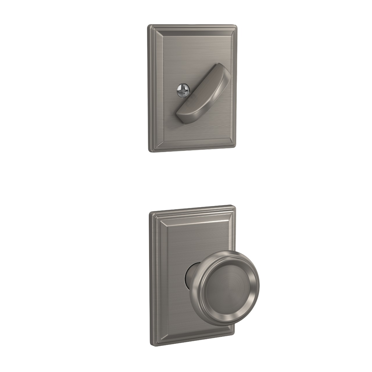 Inactive Handleset Interior with Offerman Knob
