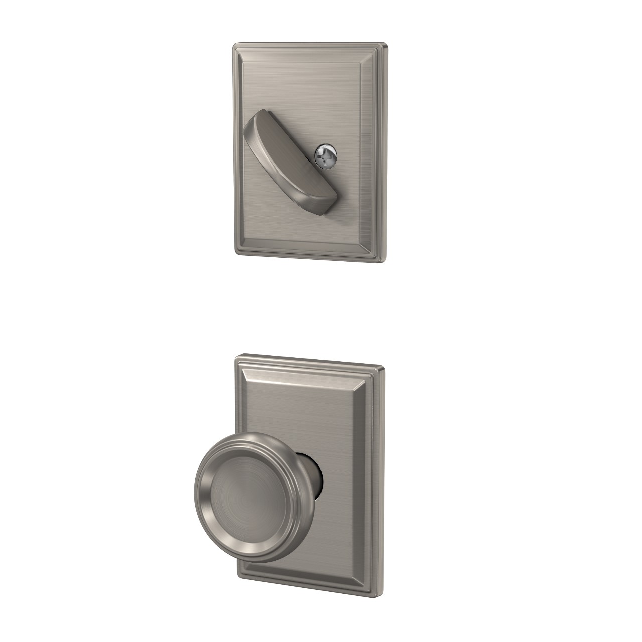 Inactive Handleset Interior with Offerman Knob