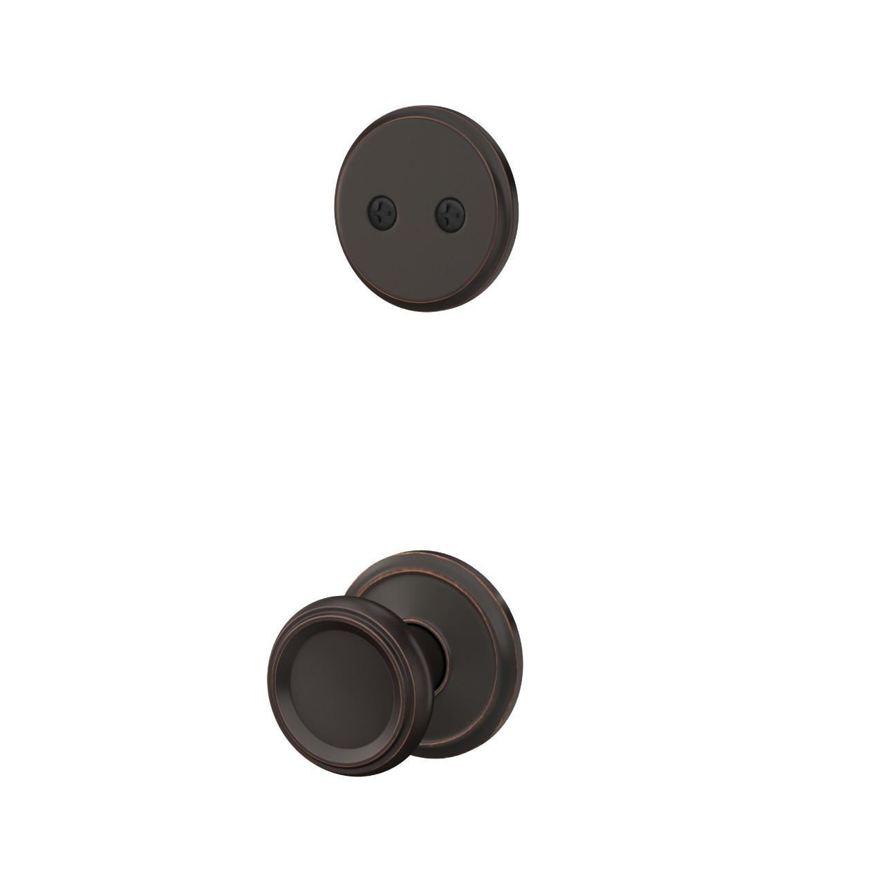 Inactive Handleset Interior with Offerman Knob