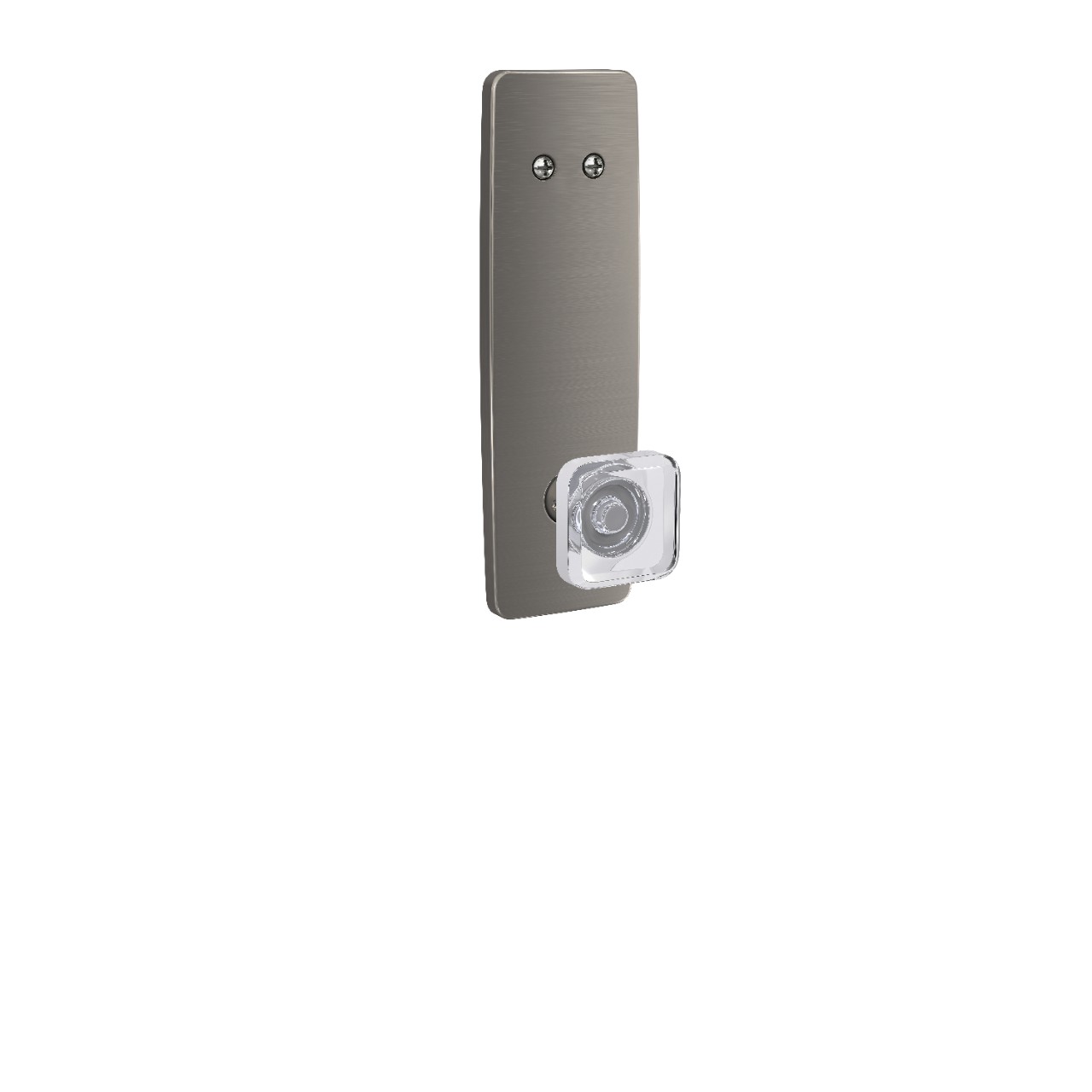 Greene 3/4 Trim Inactive Handleset Interior with Kyle Glass Knob