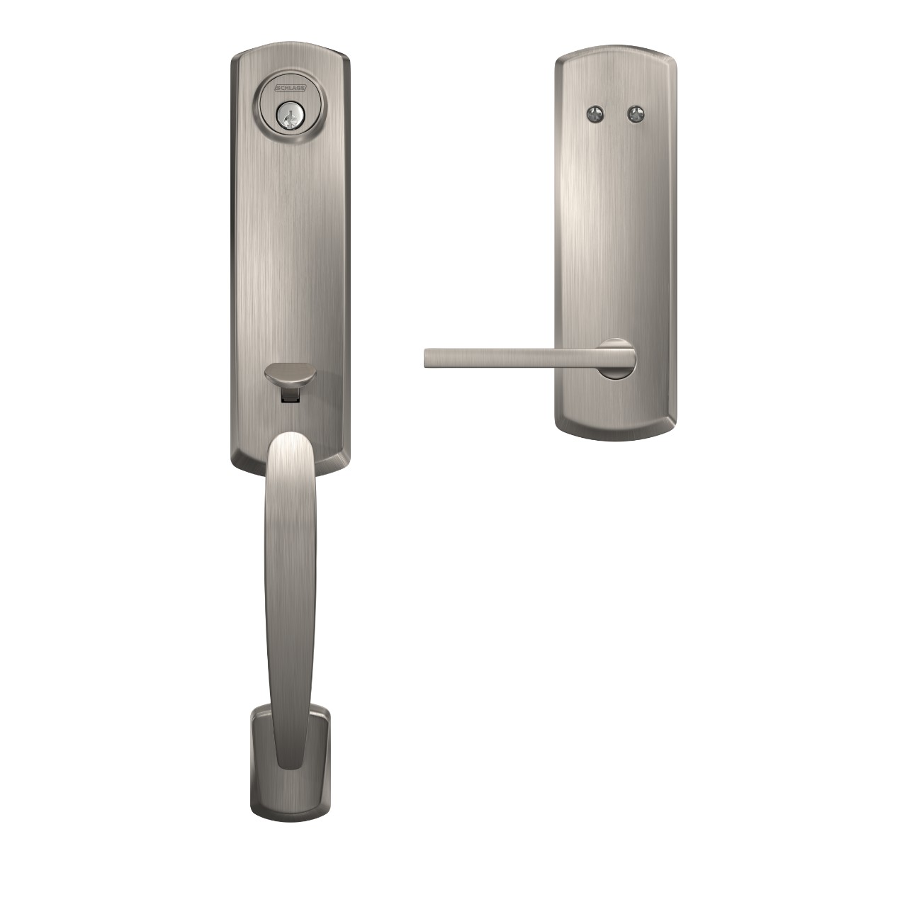 Custom 3/4 trim Inactive Handleset and Latitude Lever with Greenwich Trim