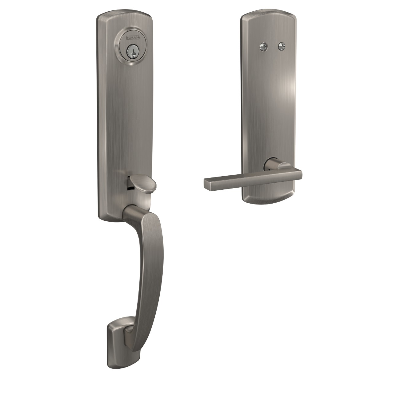 Custom 3/4 trim Inactive Handleset and Latitude Lever with Greenwich Trim