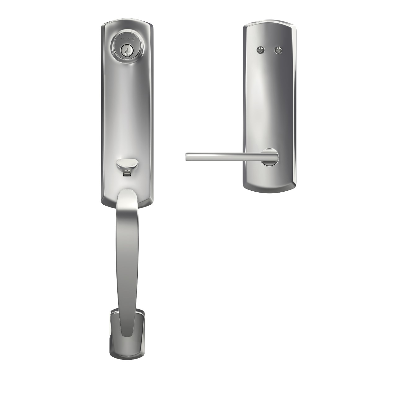 Custom 3/4 trim Inactive Handleset and Latitude Lever with Greenwich Trim