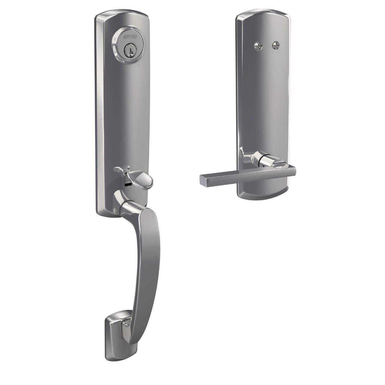Custom 3/4 trim Inactive Handleset and Latitude Lever with Greenwich Trim