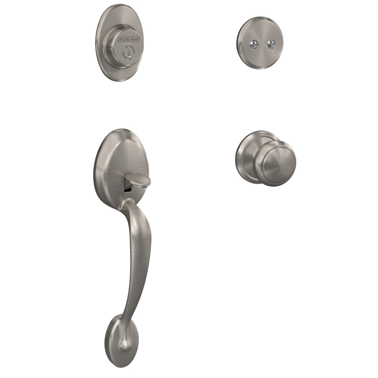Custom Inactive Handleset and Andover Knob with Alden Trim