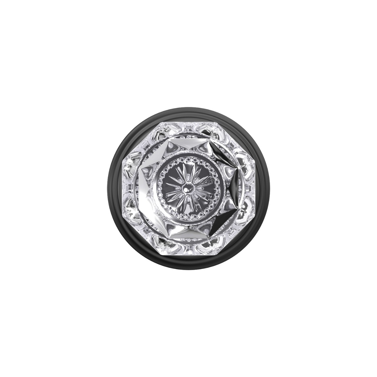 Custom Alexandria Non-Turning Glass Knob