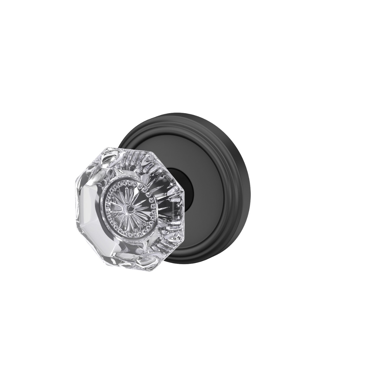 Custom Alexandria Non-Turning Glass Knob