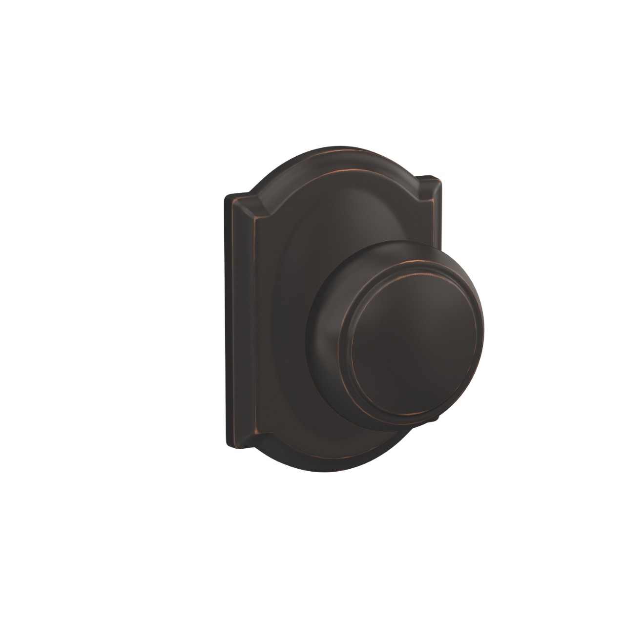 Custom Andover Knob Combined Interior Hall-Closet and Bed-Bath Lock