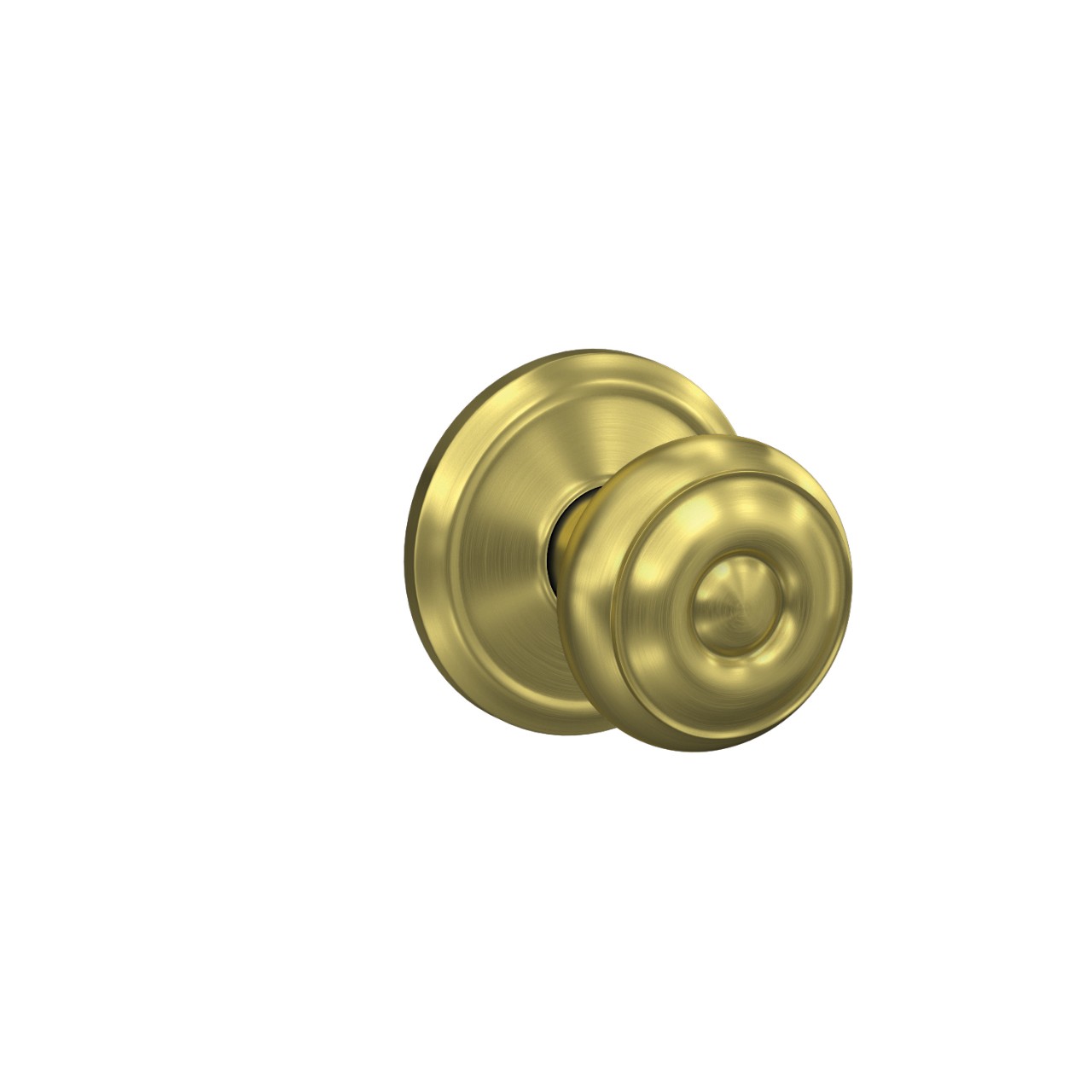 Custom Georgian Knob Combined Interior Hall-Closet and Bed-Bath Lock
