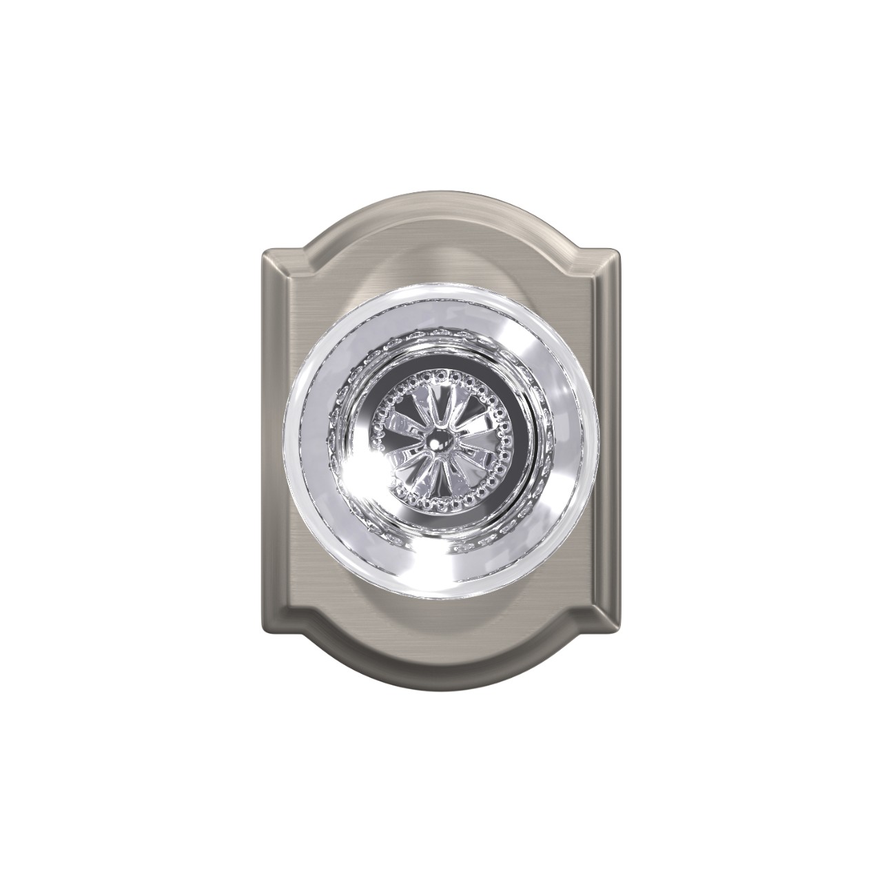Custom Hobson Glass Non-Turning Knob