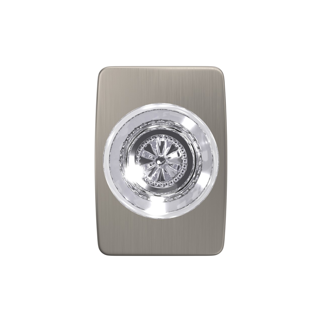Custom Hobson Glass Knob Hall-Closet and Bed-Bath Lock