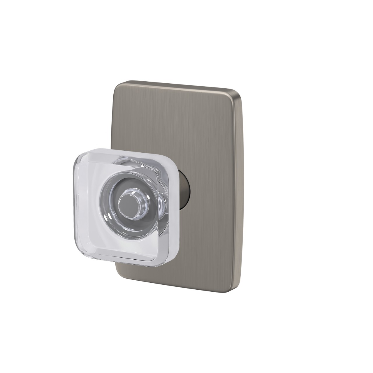 Custom Kyle Hall-Closet and Bed-Bath Lock Glass Knob