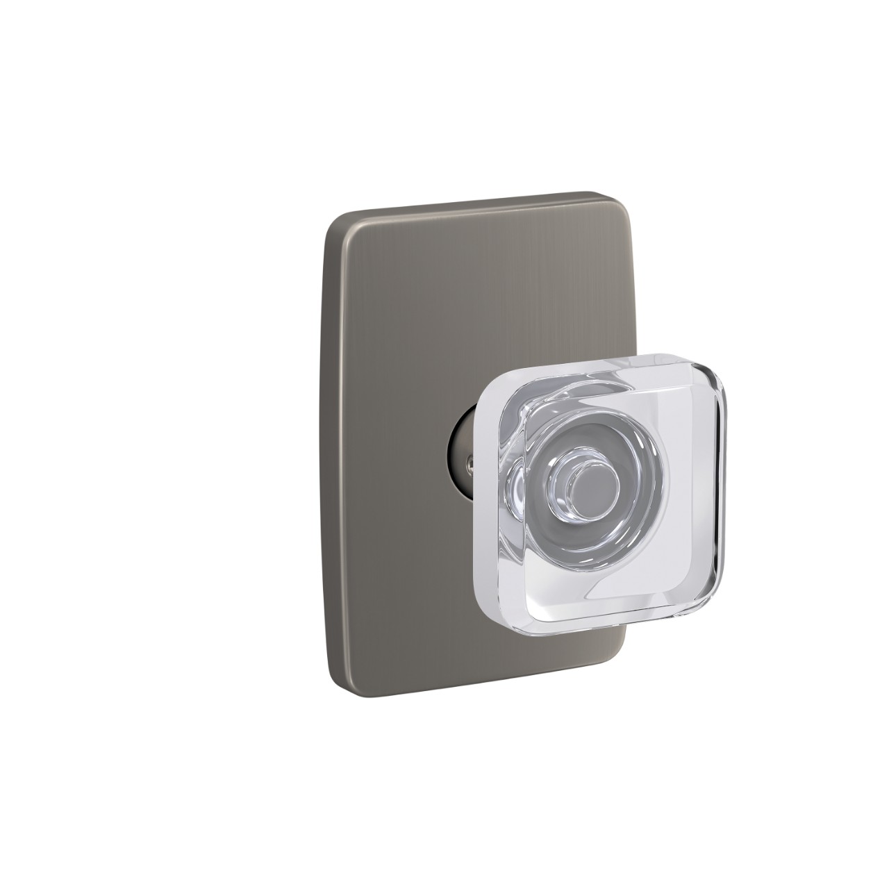 Custom Kyle Hall-Closet and Bed-Bath Lock Glass Knob