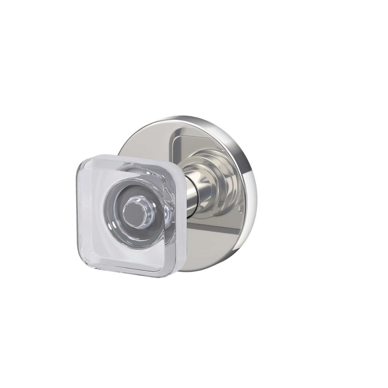 Custom Kyle Hall-Closet and Bed-Bath Lock Glass Knob