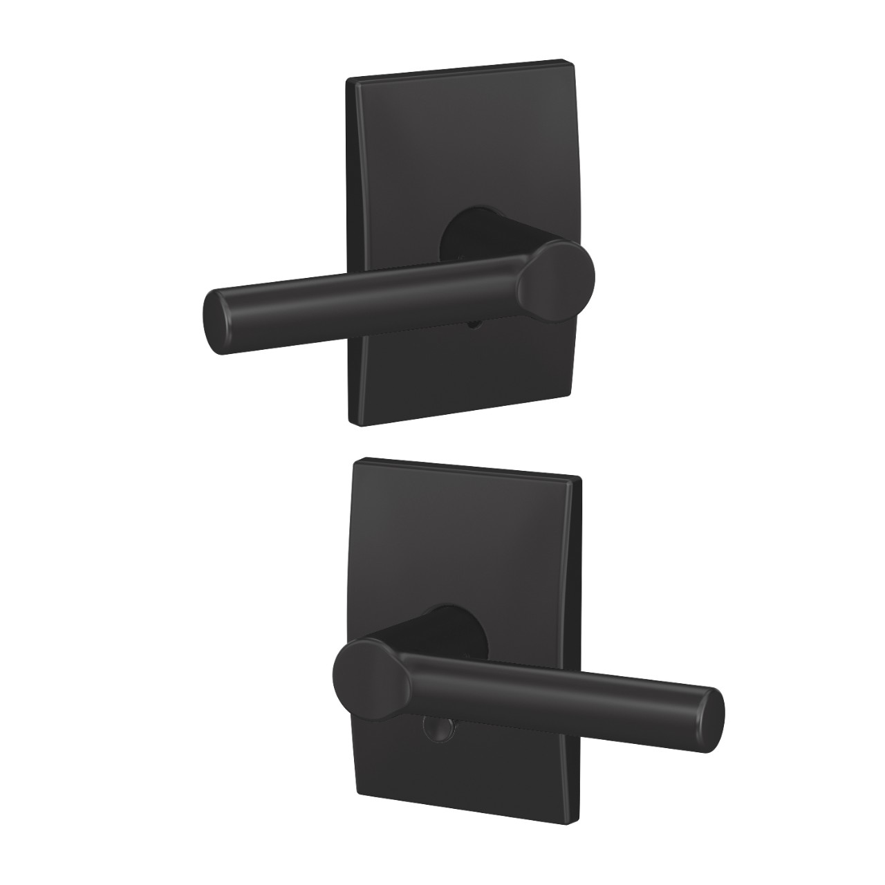 Custom Broadway Lever Combined Interior Hall-Closet and Bed-Bath Lock